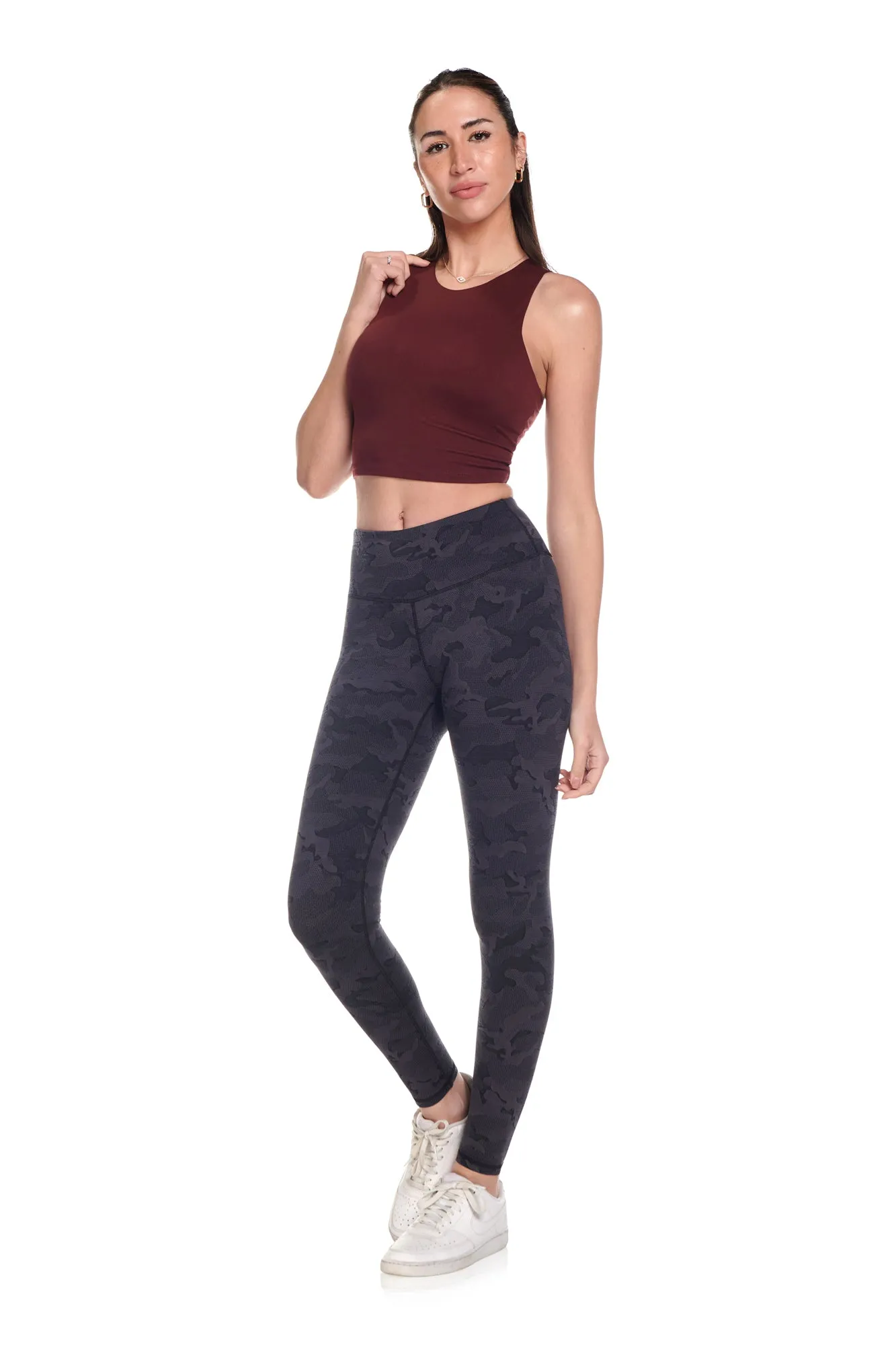 High Waist Printed Jacquard Legging sold by Kyodan product image thumbnail 5