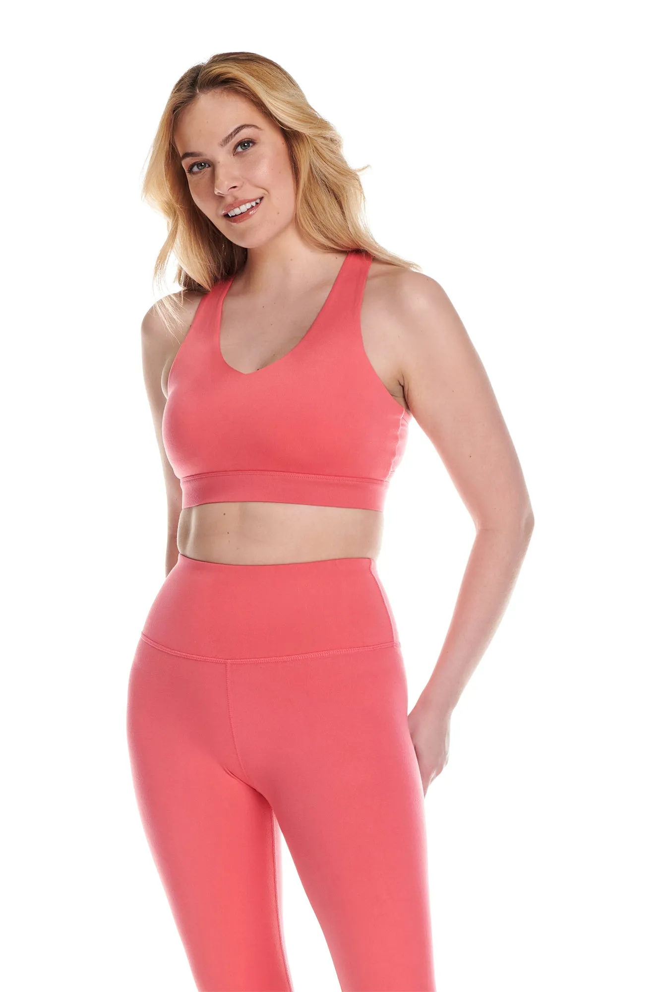 Interlock Jersey High Waist Compression V Legging sold by Kyodan product image thumbnail 3