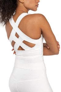 Solstice Ribbed Bra Tank Top sold by Kyodan