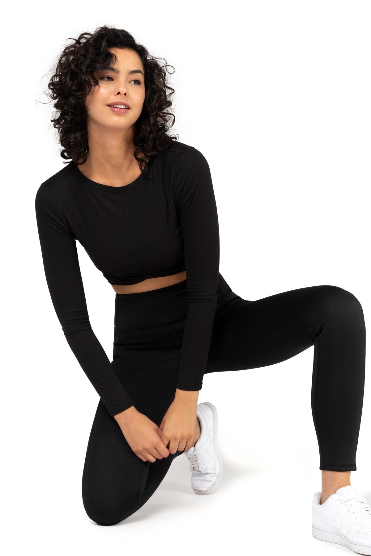 Ice Sherpa High-Waist Fleece Lined Leggings sold by Kyodan product image thumbnail 2