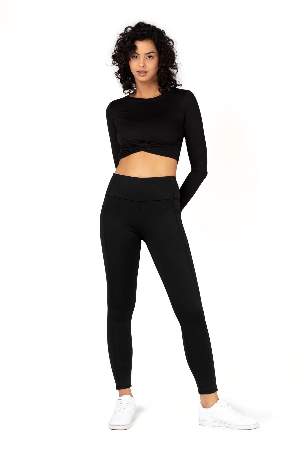 Ice Sherpa High-Waist Fleece Lined Leggings sold by Kyodan product image thumbnail 5