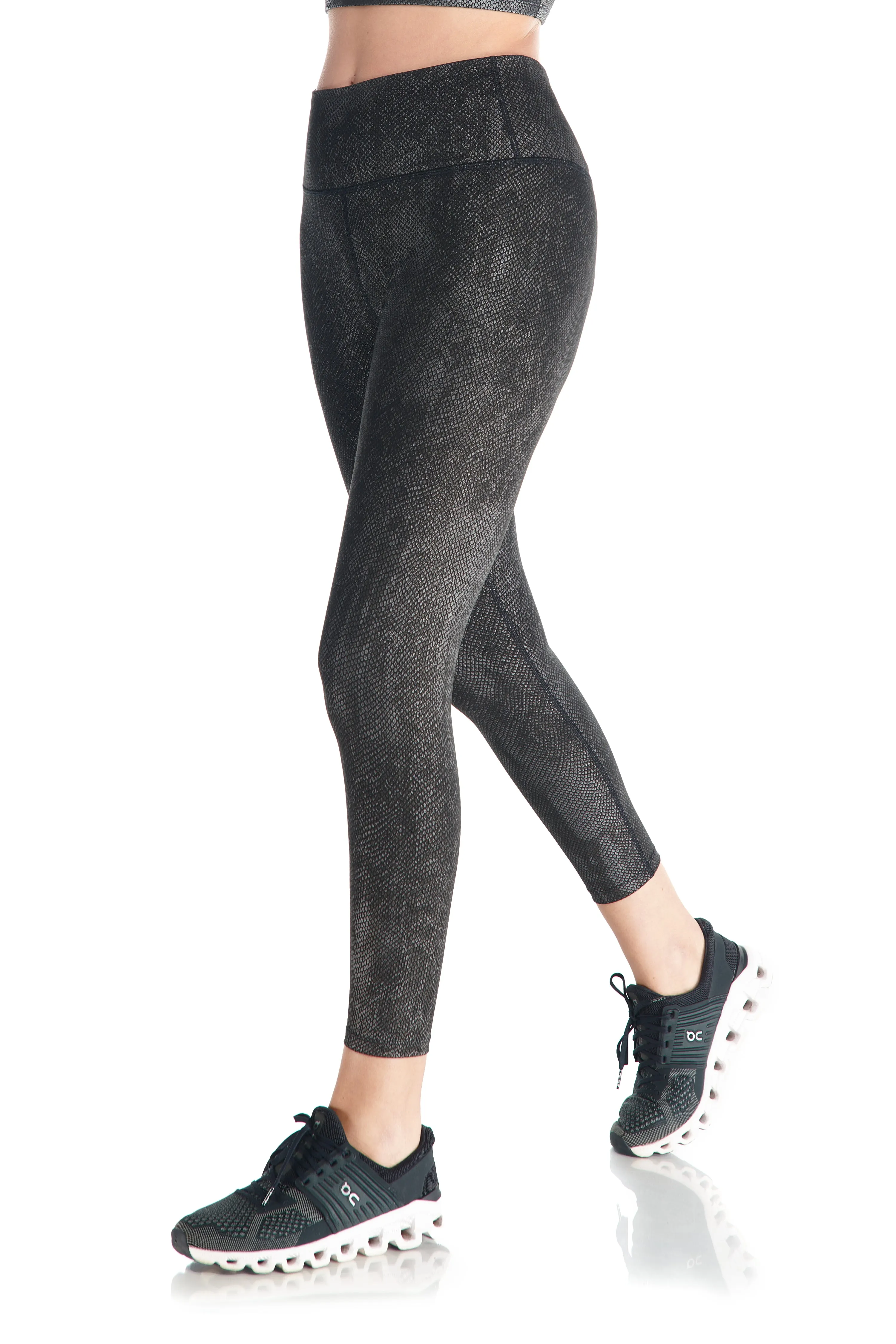 2-Tone Serpent High-Waist Leggings sold by Kyodan product image thumbnail 5