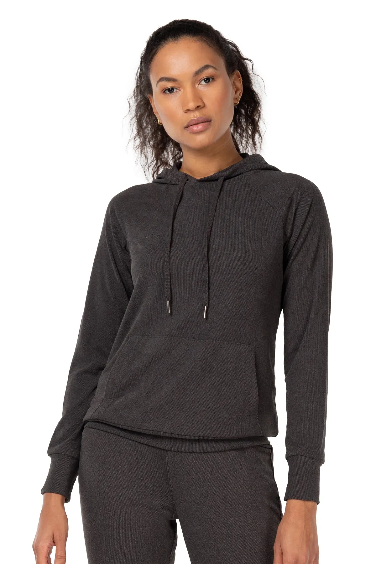 Apres Ski Ribbed Fleece Hoodie sold by Kyodan product image thumbnail 2