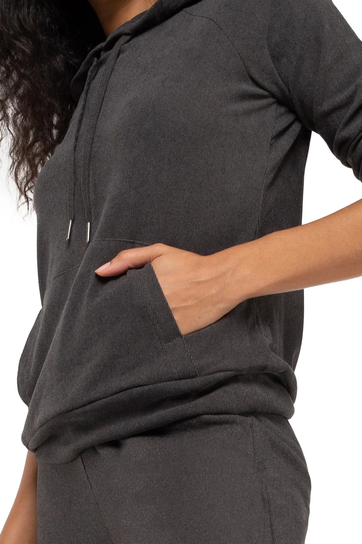 Apres Ski Ribbed Fleece Hoodie sold by Kyodan product image thumbnail 5