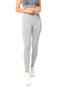 High-Waist Warmhand Stripe Leggings, 28" Inseam sold by Kyodan