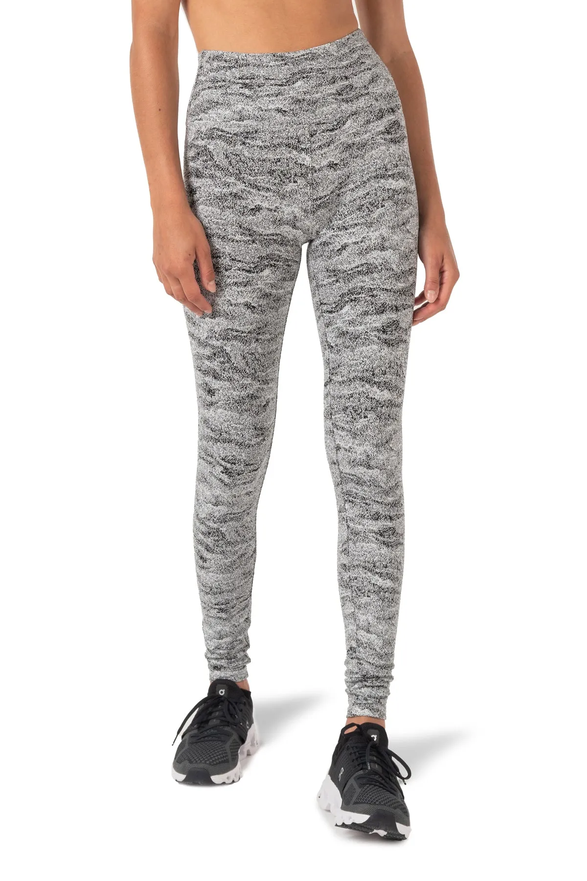 Mineral High-Waist Soft Jacquard Marble Leggings sold by Kyodan