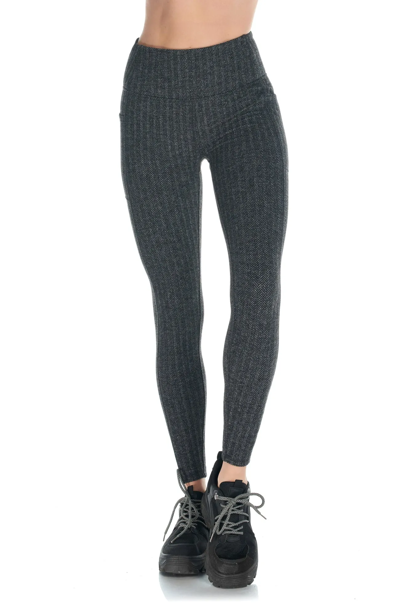 Run Herringbone Jacquard Warm Legging sold by Kyodan product image thumbnail 3