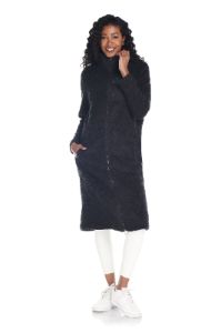 Polar Plush Sherpa Long Jacket sold by Kyodan