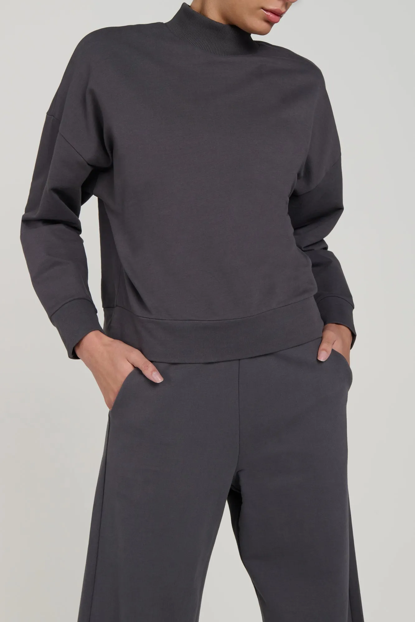 Zen Mock Neck Sweatshirt sold by Kyodan product image thumbnail 4