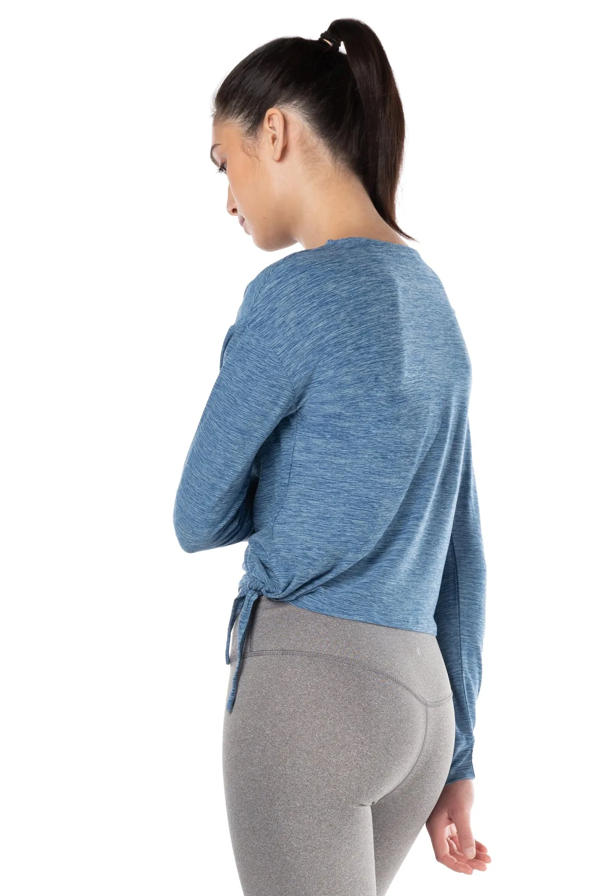 Day-To-Day Side-Tie Long Sleeve Top sold by Kyodan product image thumbnail 3