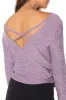 Day-To-Day Agency Crisscross Back Long Sleeve Top sold by Kyodan