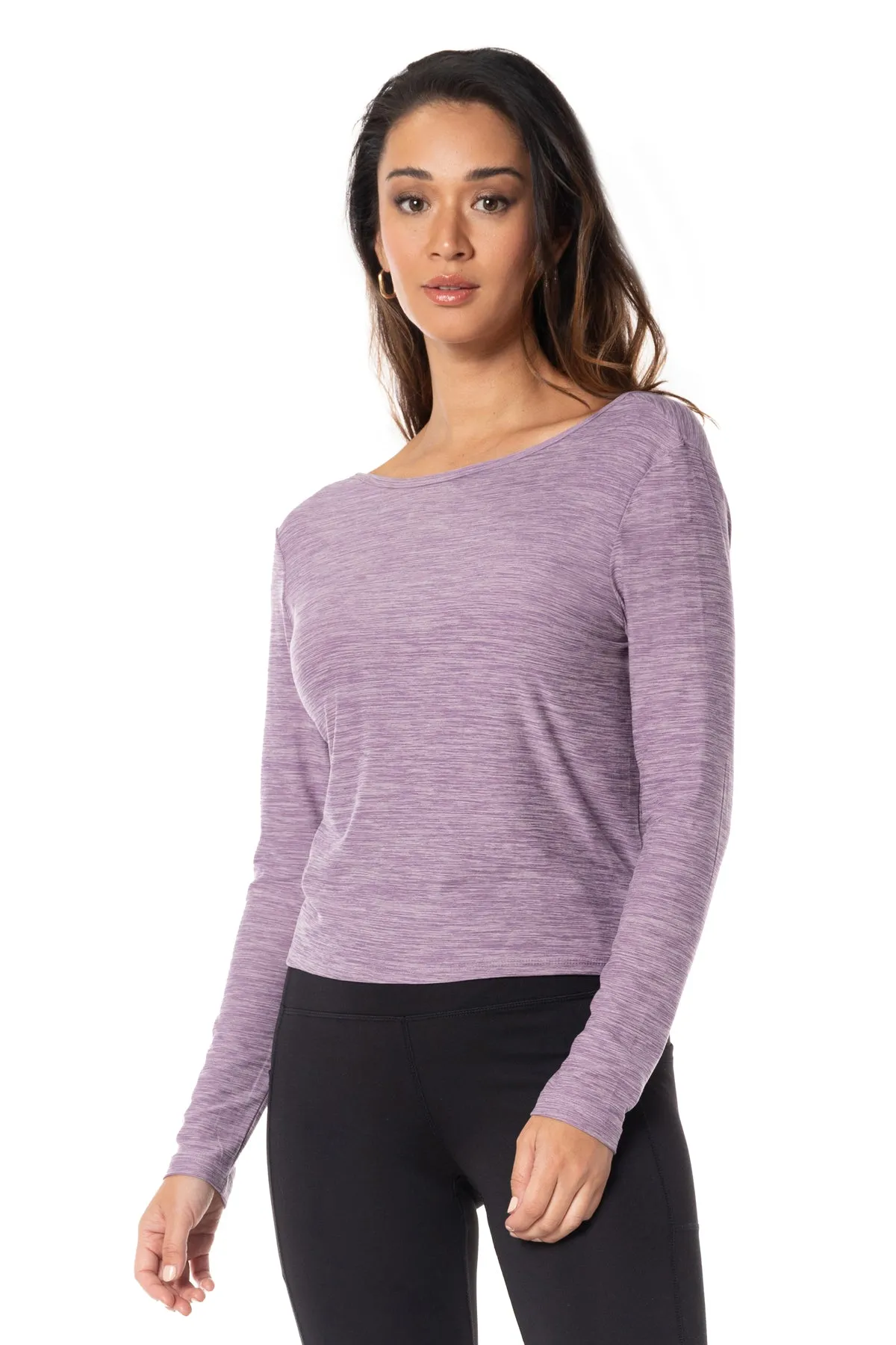 Day-To-Day Agency Crisscross Back Long Sleeve Top sold by Kyodan product image thumbnail 4