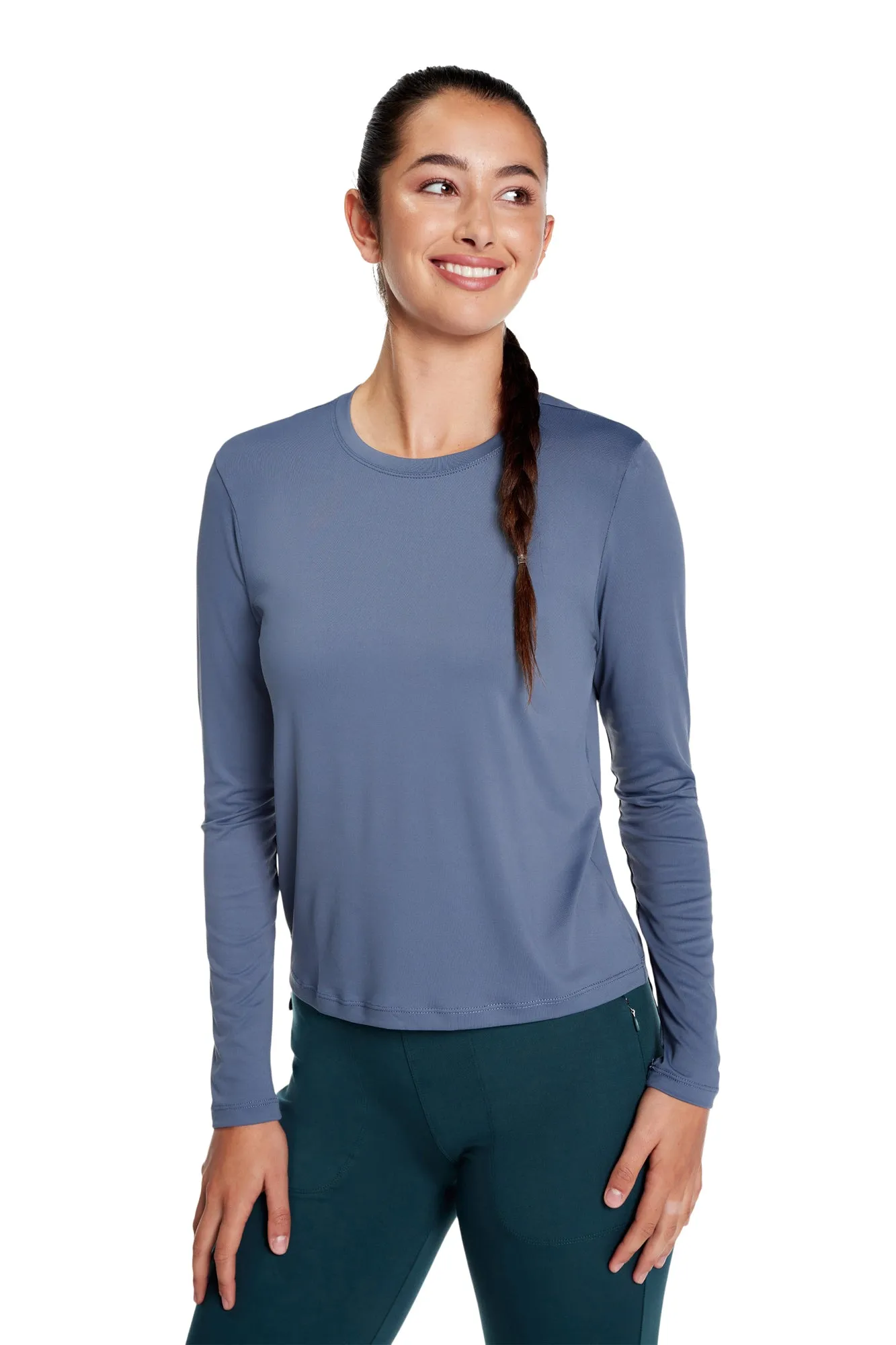Willow Long-Sleeve Crewneck Top sold by Kyodan product image thumbnail 4