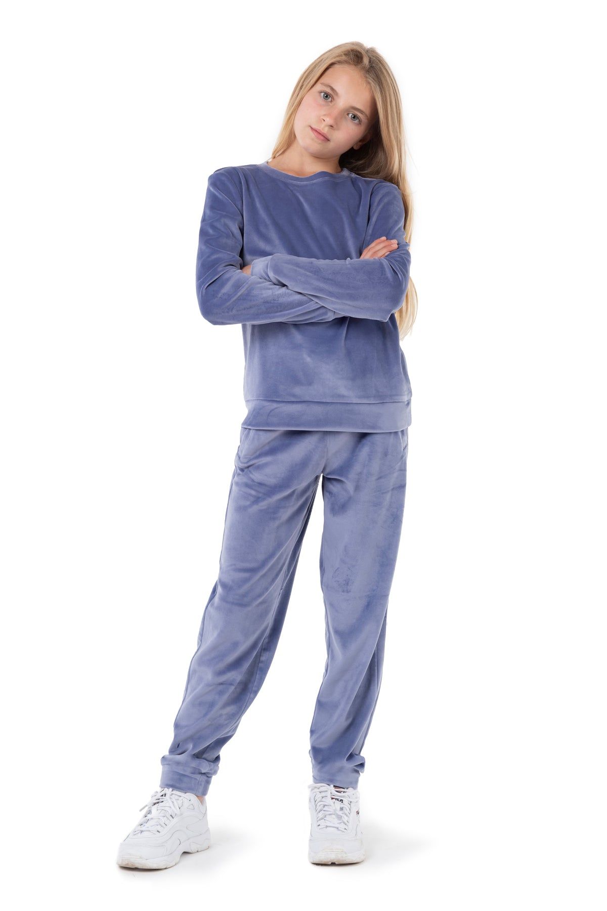 Girls Ultra-Soft Velour Joggers sold by Kyodan product image thumbnail 5
