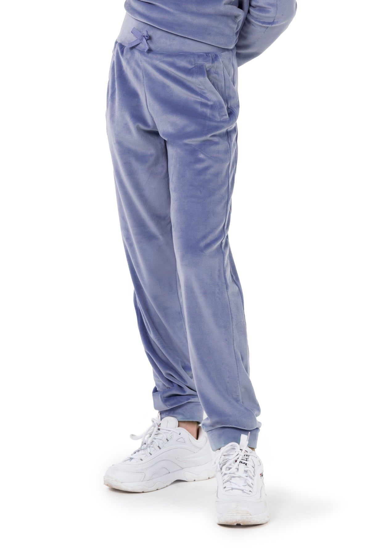 Girls Ultra-Soft Velour Joggers sold by Kyodan product image thumbnail 3