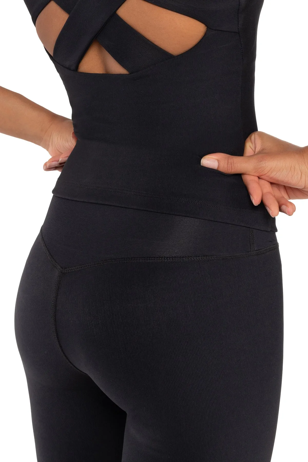 Solstice Ribbed Ultra High-Waist Leggings sold by Kyodan product image thumbnail 5