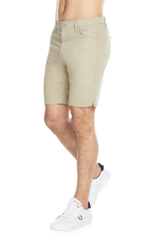 Stretch Twill Belt Shorts sold by Kyodan