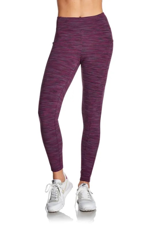 Space Dye High-Waist Double Brushed Leggings sold by Kyodan