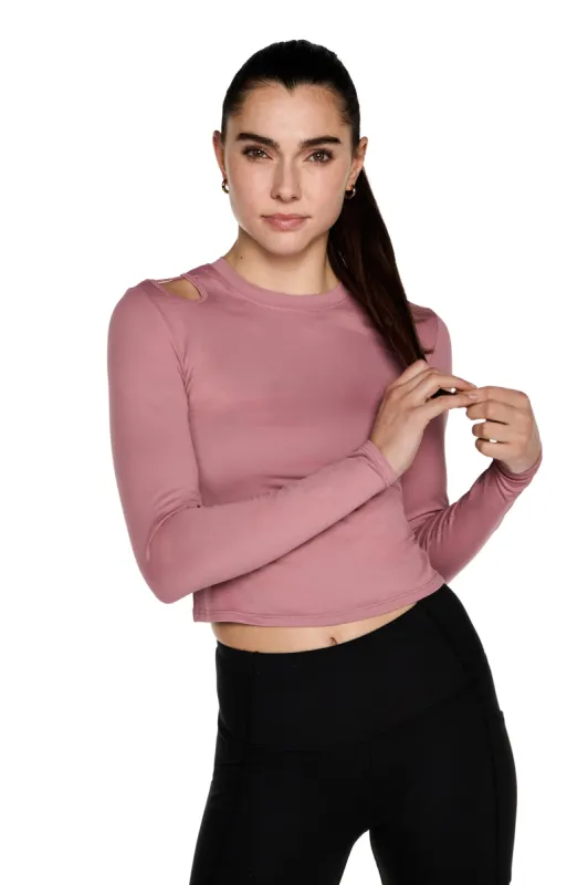 Dara cut-out Long sleeves Top sold by Kyodan