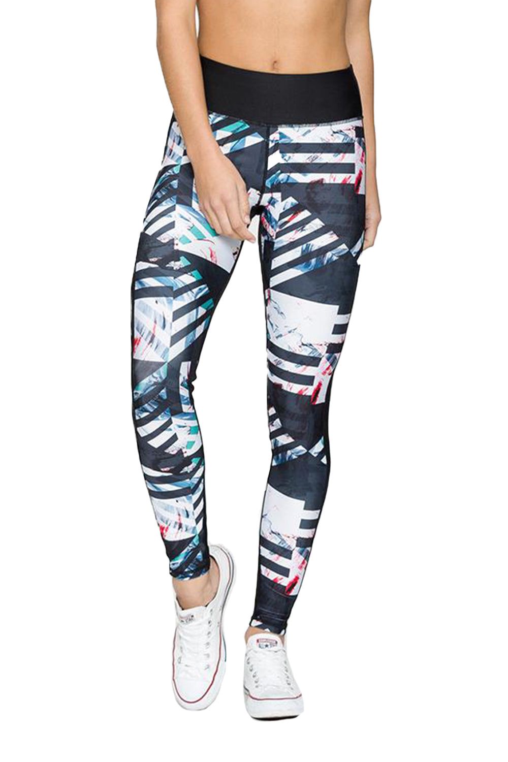 Exclusive Abstract Printed Leggings sold by Kyodan