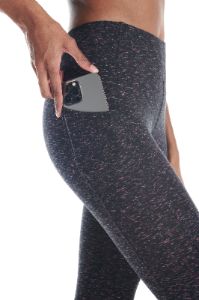 Space Dye High-waist Double Brushed Leggings sold by Kyodan