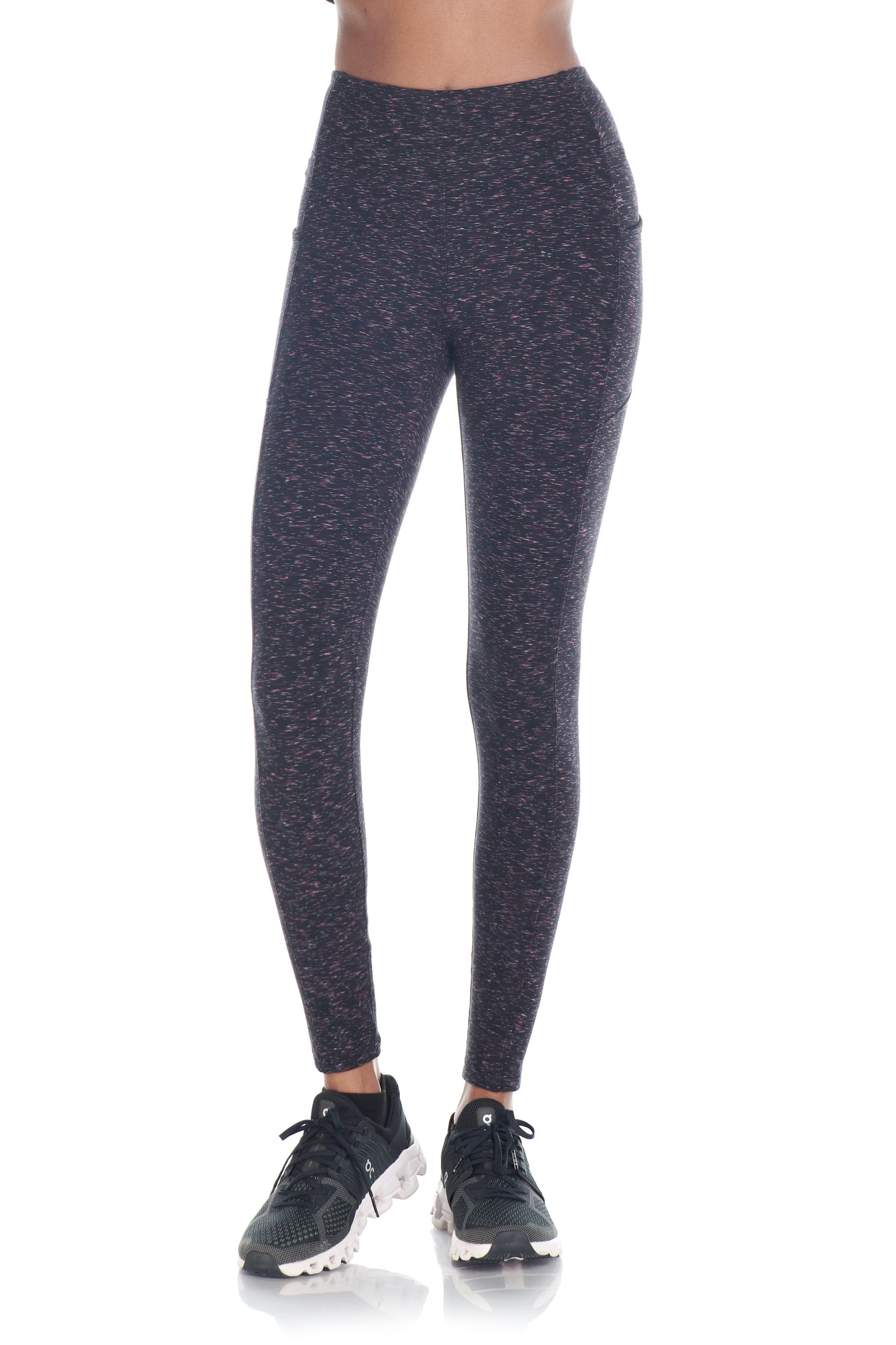 Space Dye High-waist Double Brushed Leggings sold by Kyodan