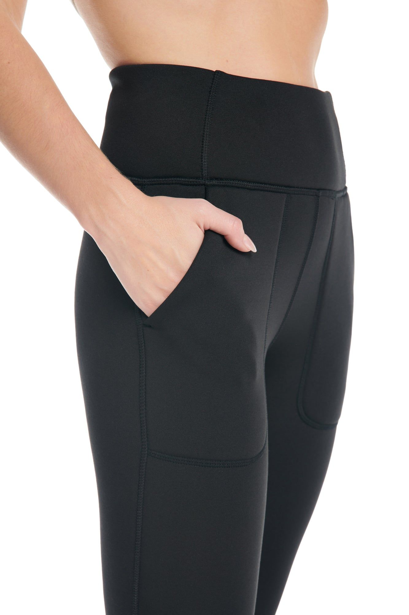 Sprint Sherpa Fleece-Lined High Waist Legging sold by Kyodan product image thumbnail 3