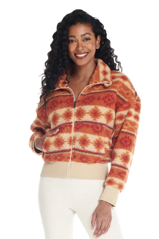 Colorado Plush Sherpa Crop Jacket sold by Kyodan