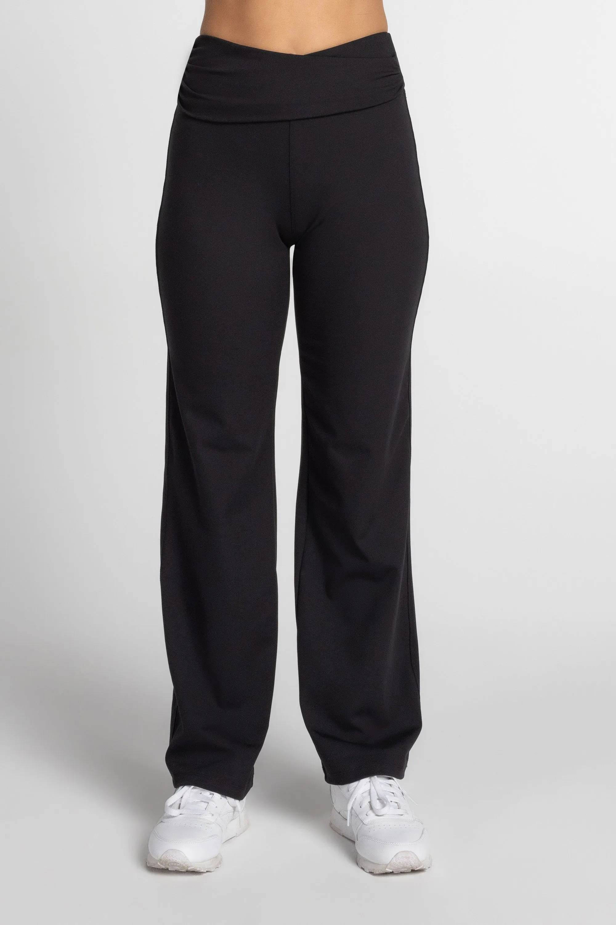 Flare style yoga leggings sold by Kyodan