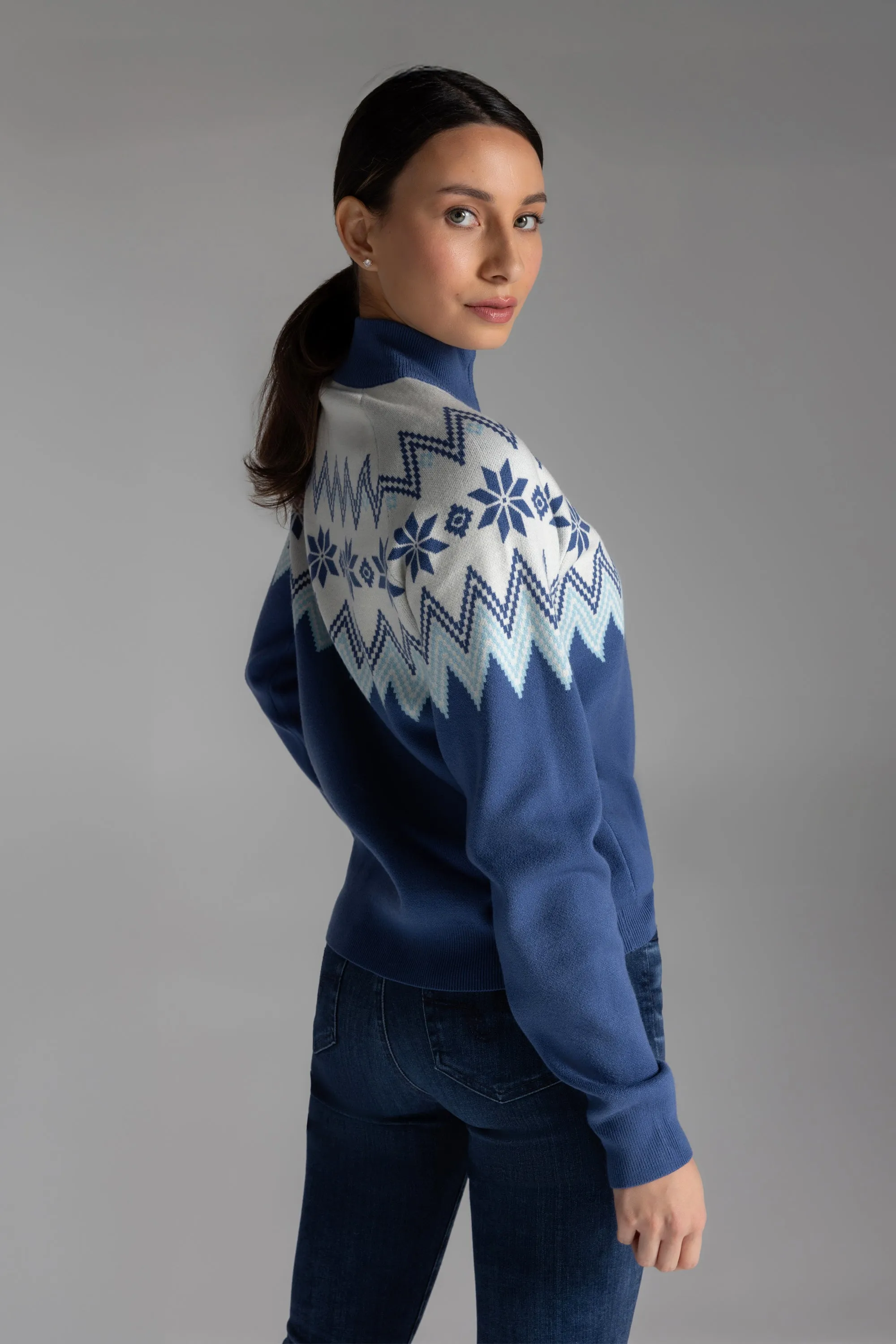 SnowCuddle Apres-Ski Mock Sweater sold by Kyodan product image thumbnail 2