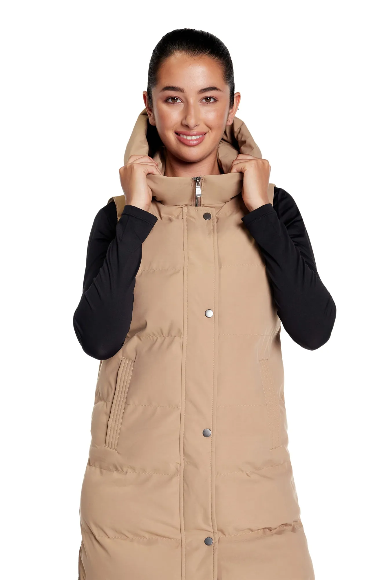 Glacier Long Puffer Vest sold by Kyodan product image thumbnail 5