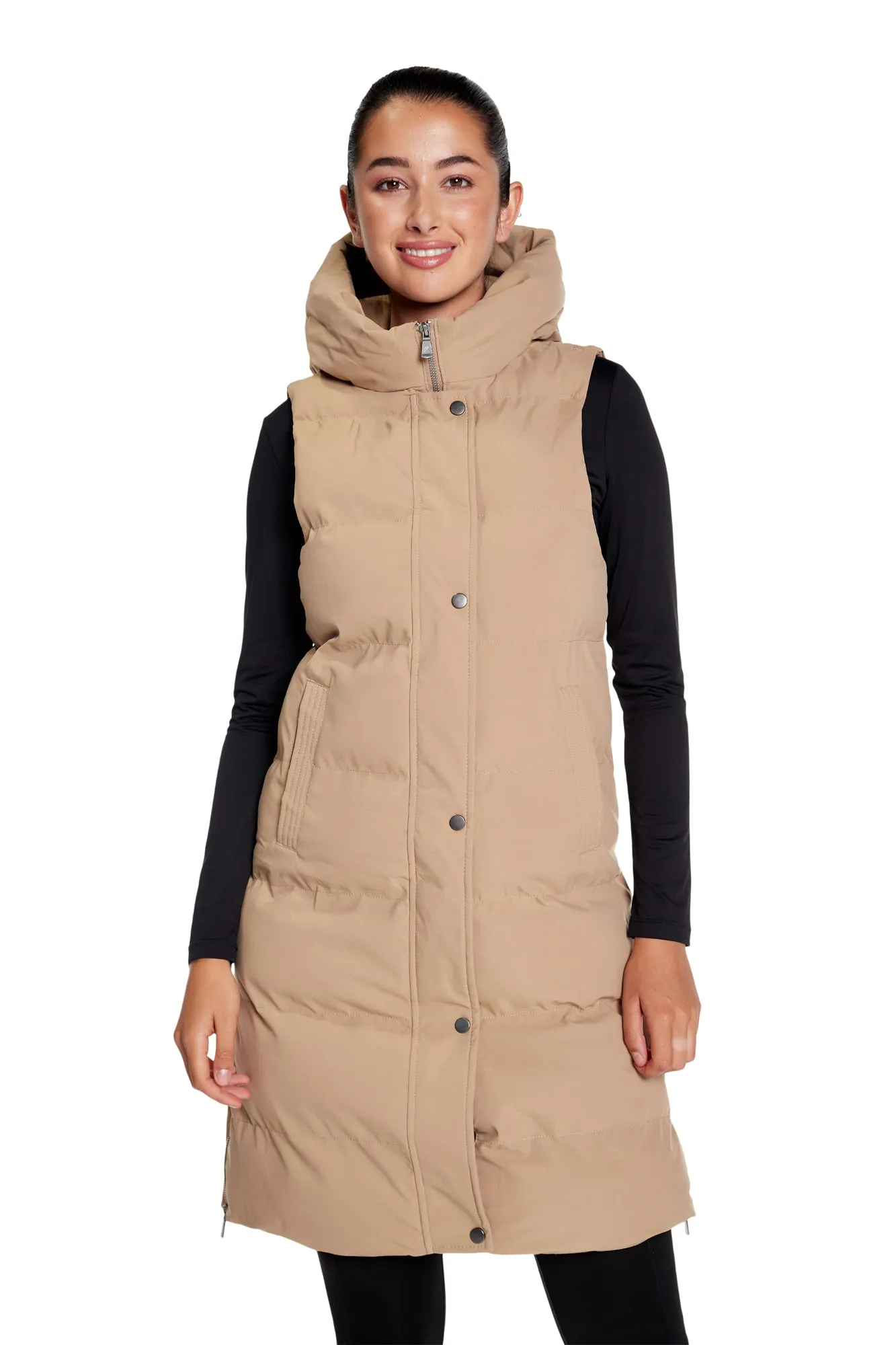 Glacier Long Puffer Vest sold by Kyodan