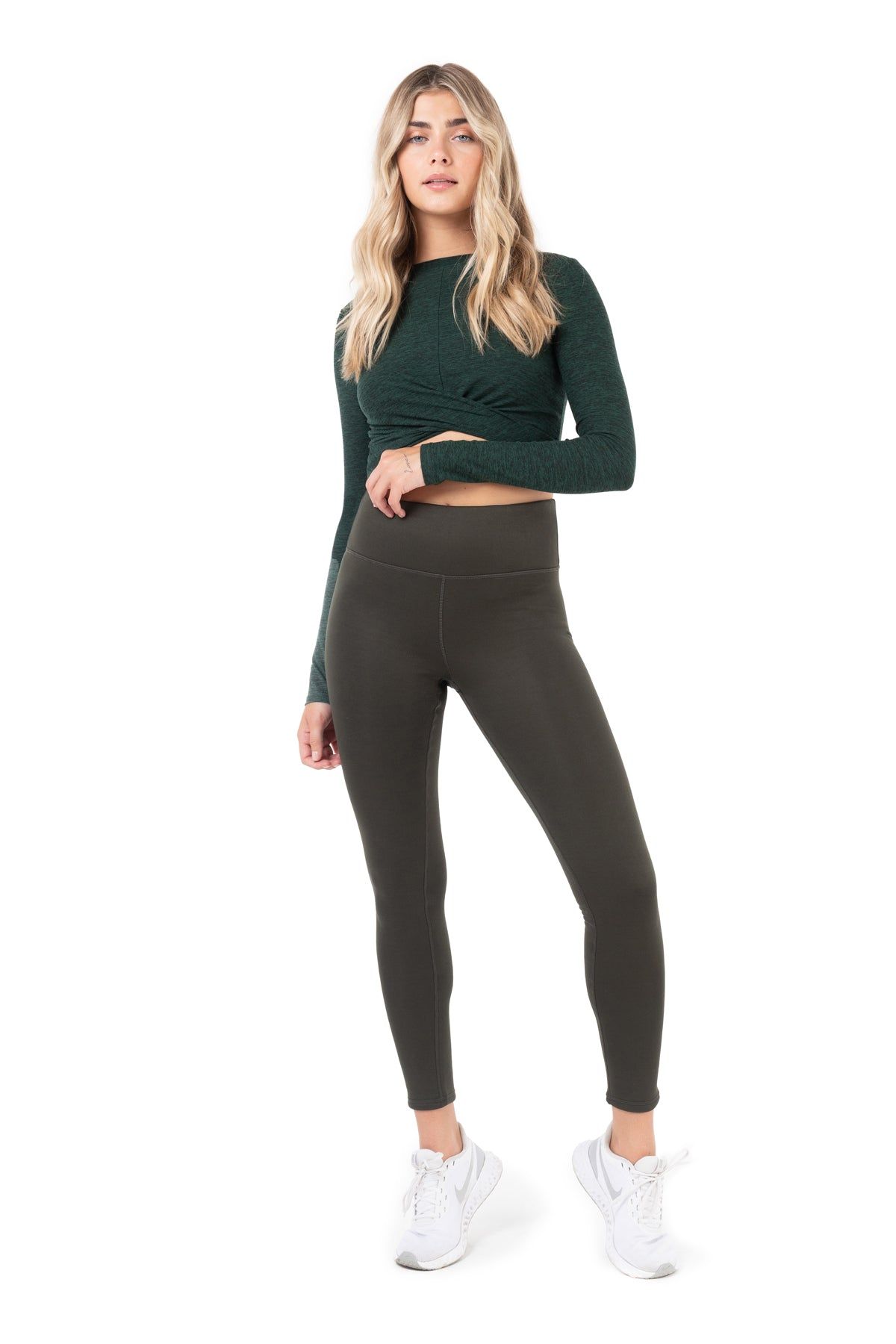 Stretch Fleece-Lined High Waist Leggings sold by Kyodan product image thumbnail 22