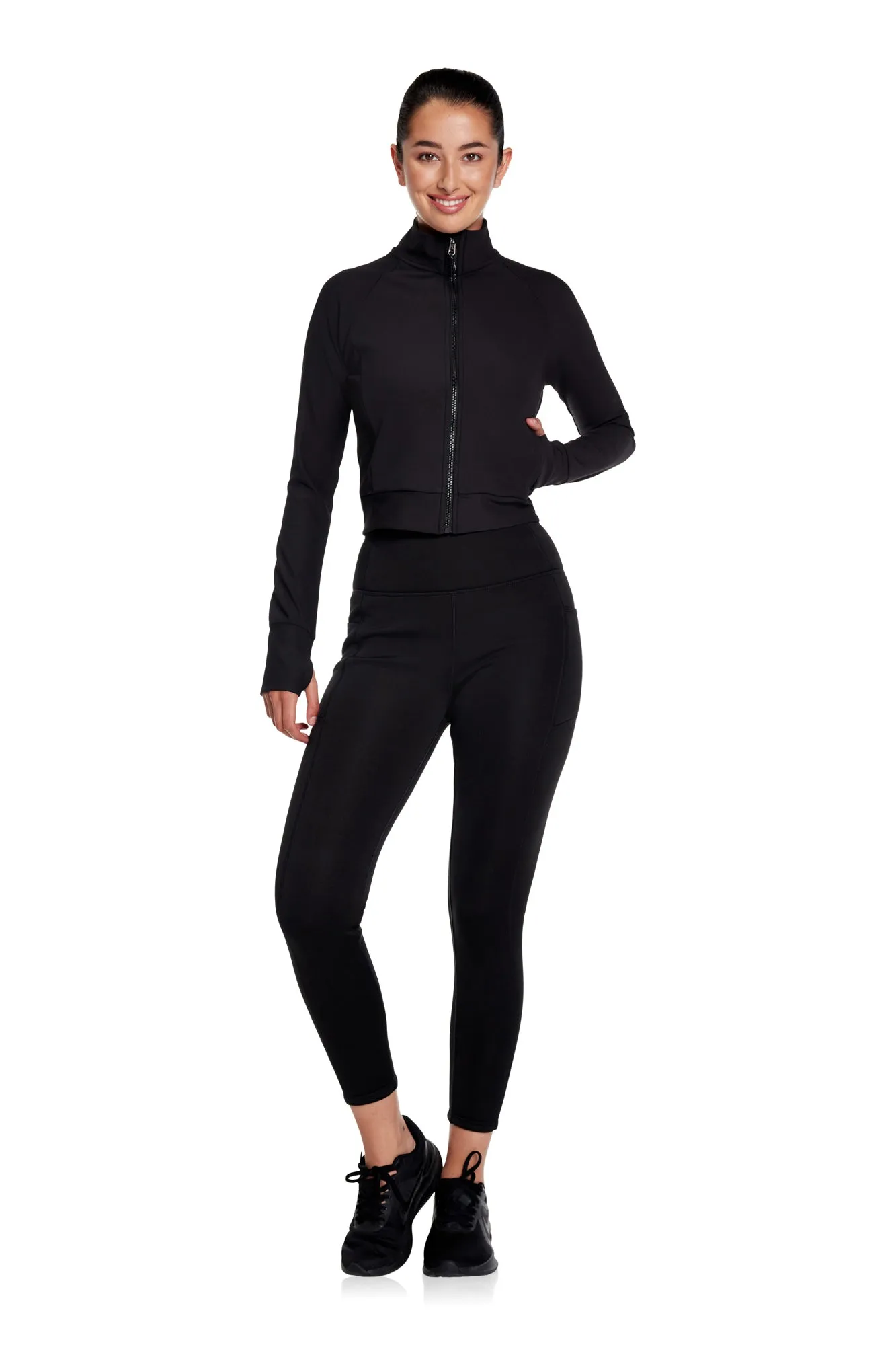 Ice Sherpa High-Waist Fleece Lined Leggings sold by Kyodan product image thumbnail 3