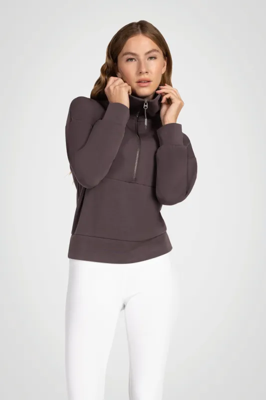 Truffle Half-Zip Mock Pullover sold by Kyodan