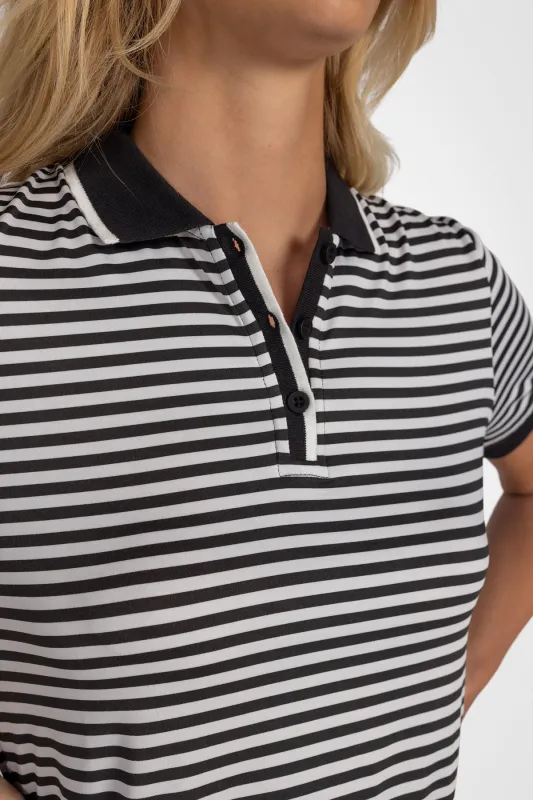 Trailhead Stripe Polo made by Kyodan