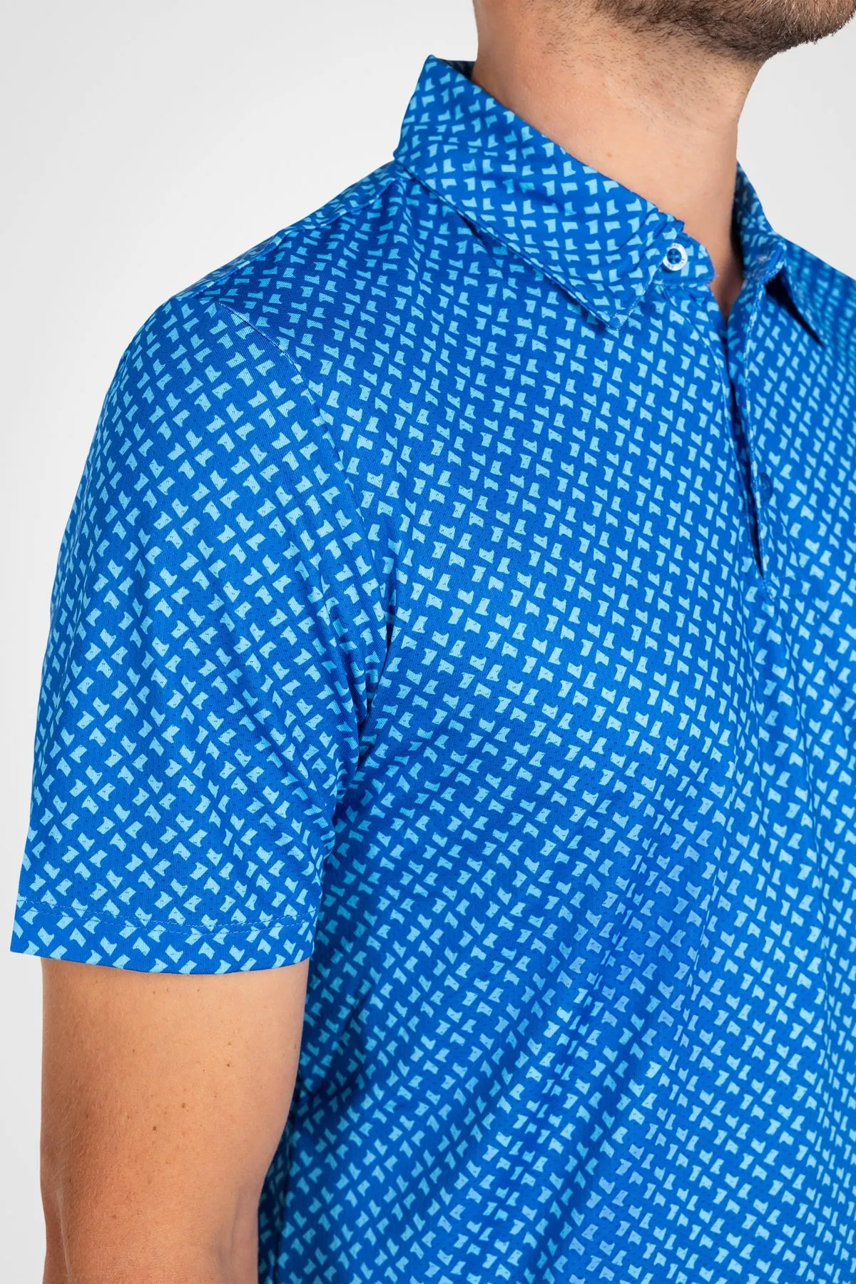 Birdseye Mesh Polo sold by Kyodan product image thumbnail 3