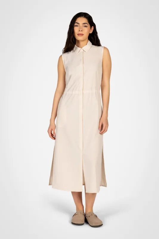 Flowline Maxi Shirt Dress made by Kyodan