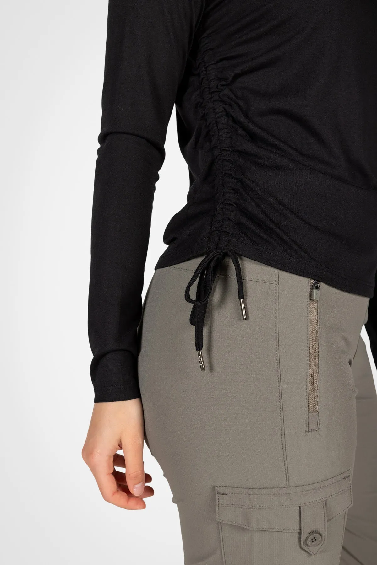 Active Ruched Long Sleeve Top sold by Kyodan product image thumbnail 3