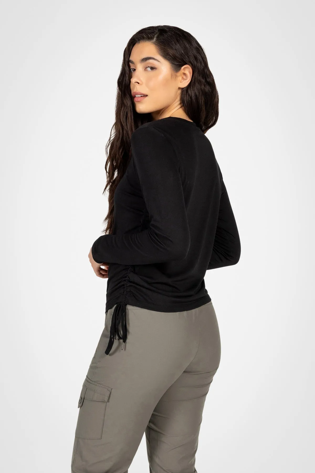 Active Ruched Long Sleeve Top sold by Kyodan product image thumbnail 5