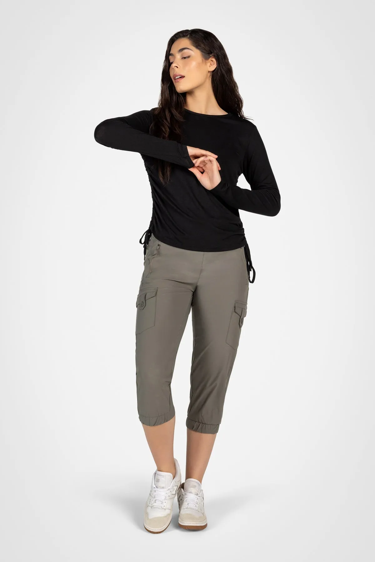 Active Ruched Long Sleeve Top sold by Kyodan product image thumbnail 2
