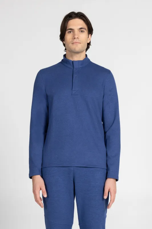 Jackson Quarter Snap Long Sleeve Top sold by Kyodan