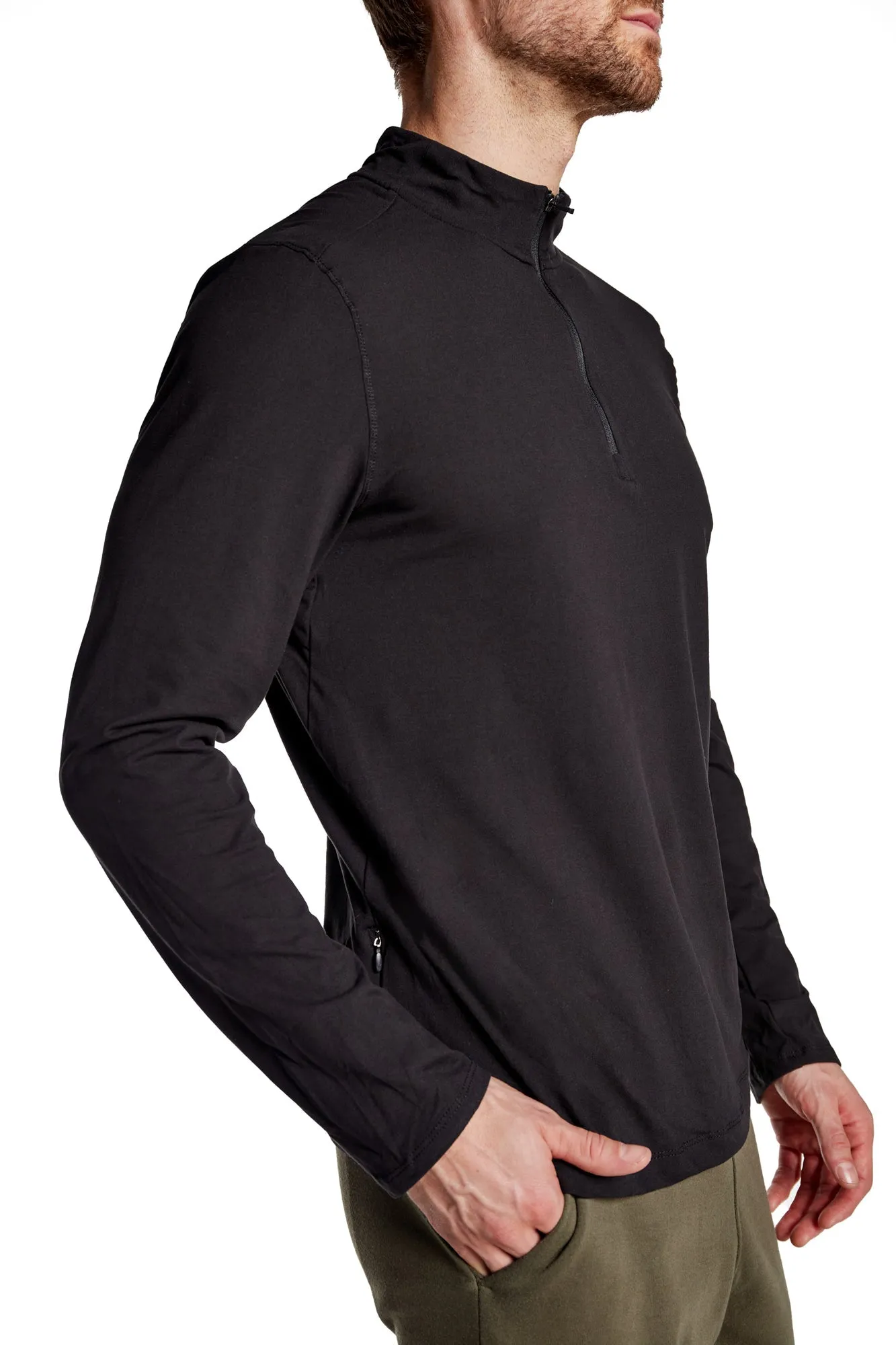 Day-To-Day Long Sleeve Top With Zip sold by Kyodan product image thumbnail 3