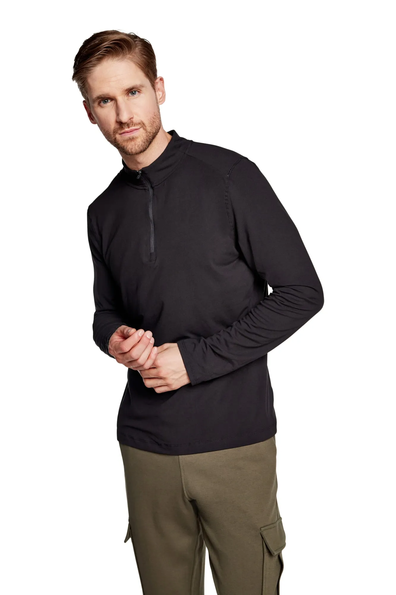 Day-To-Day Long Sleeve Top With Zip sold by Kyodan product image thumbnail 4