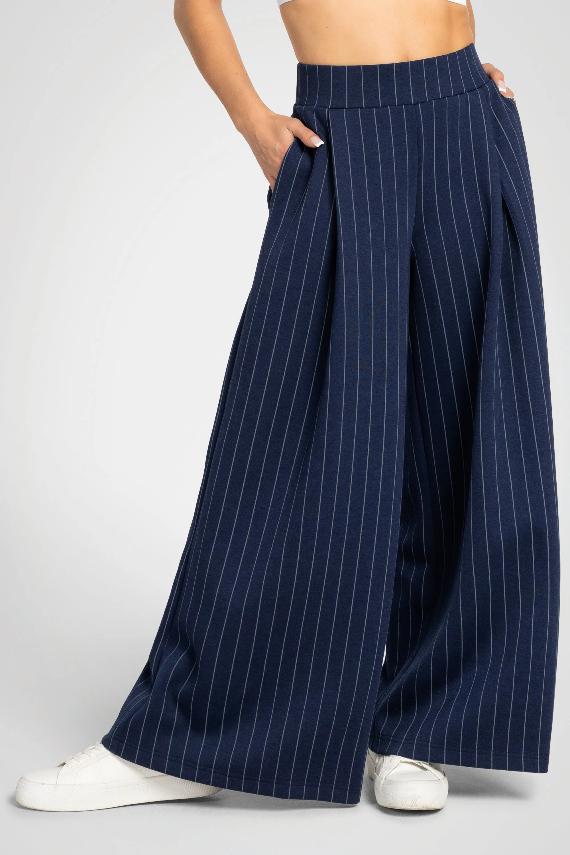 Pinstripe Deluxe Ultra Wide Leg Pant – 30” sold by Kyodan product image thumbnail 5