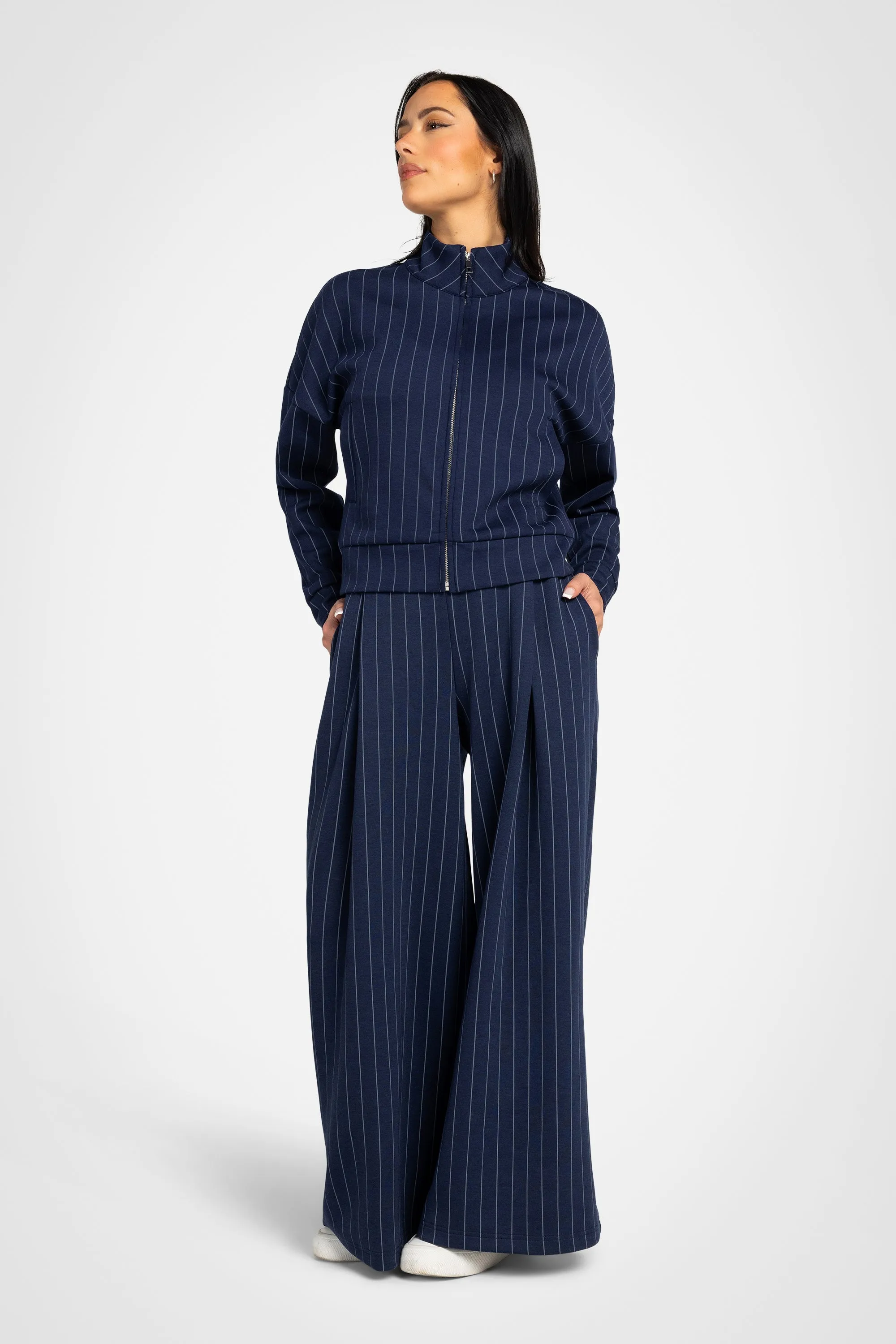 Pinstripe Deluxe Ultra Wide Leg Pant – 30” sold by Kyodan product image thumbnail 2