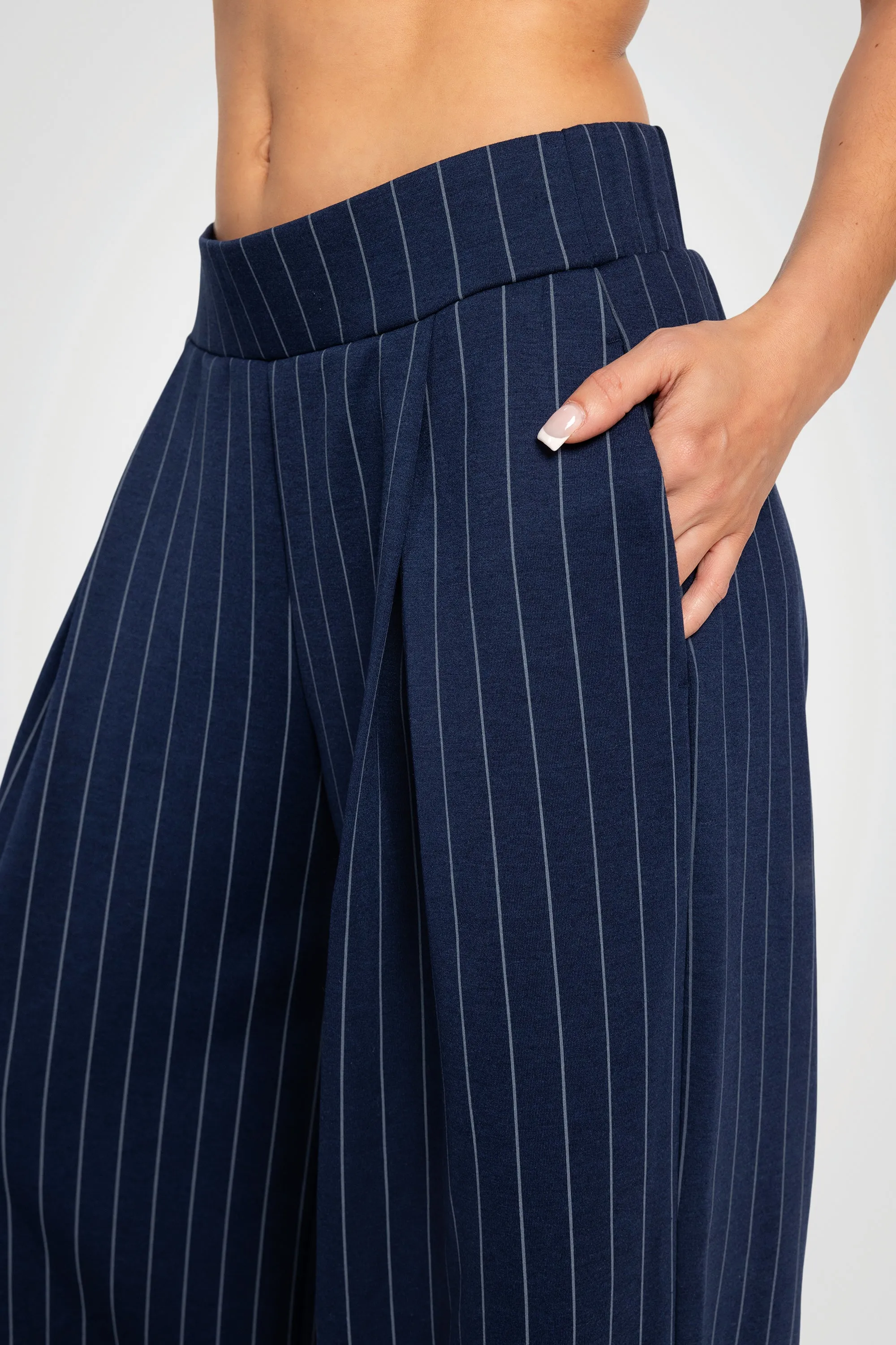 Pinstripe Deluxe Ultra Wide Leg Pant – 30” sold by Kyodan product image thumbnail 4