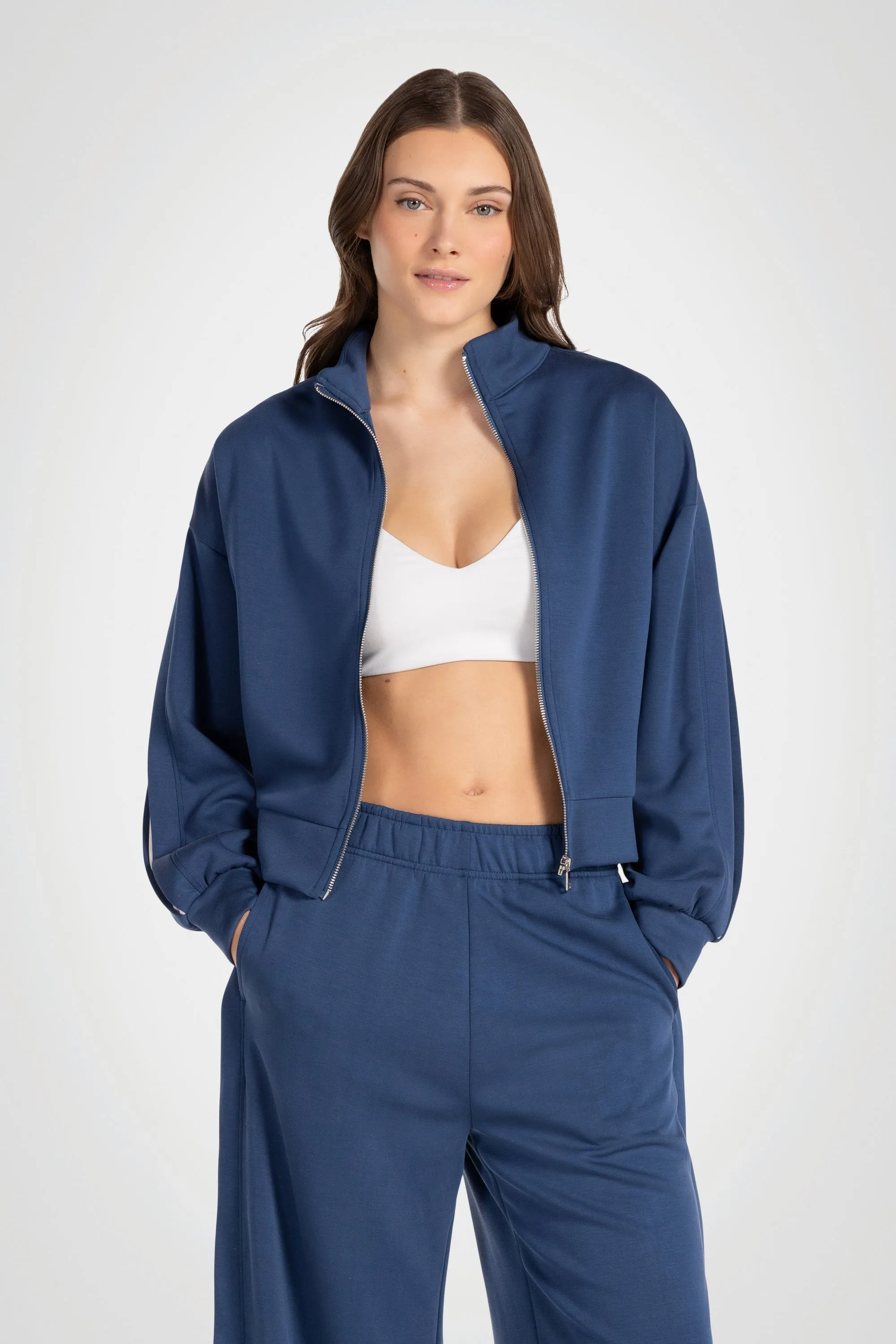 Softline Mock Neck Jacket sold by Kyodan product image thumbnail 3