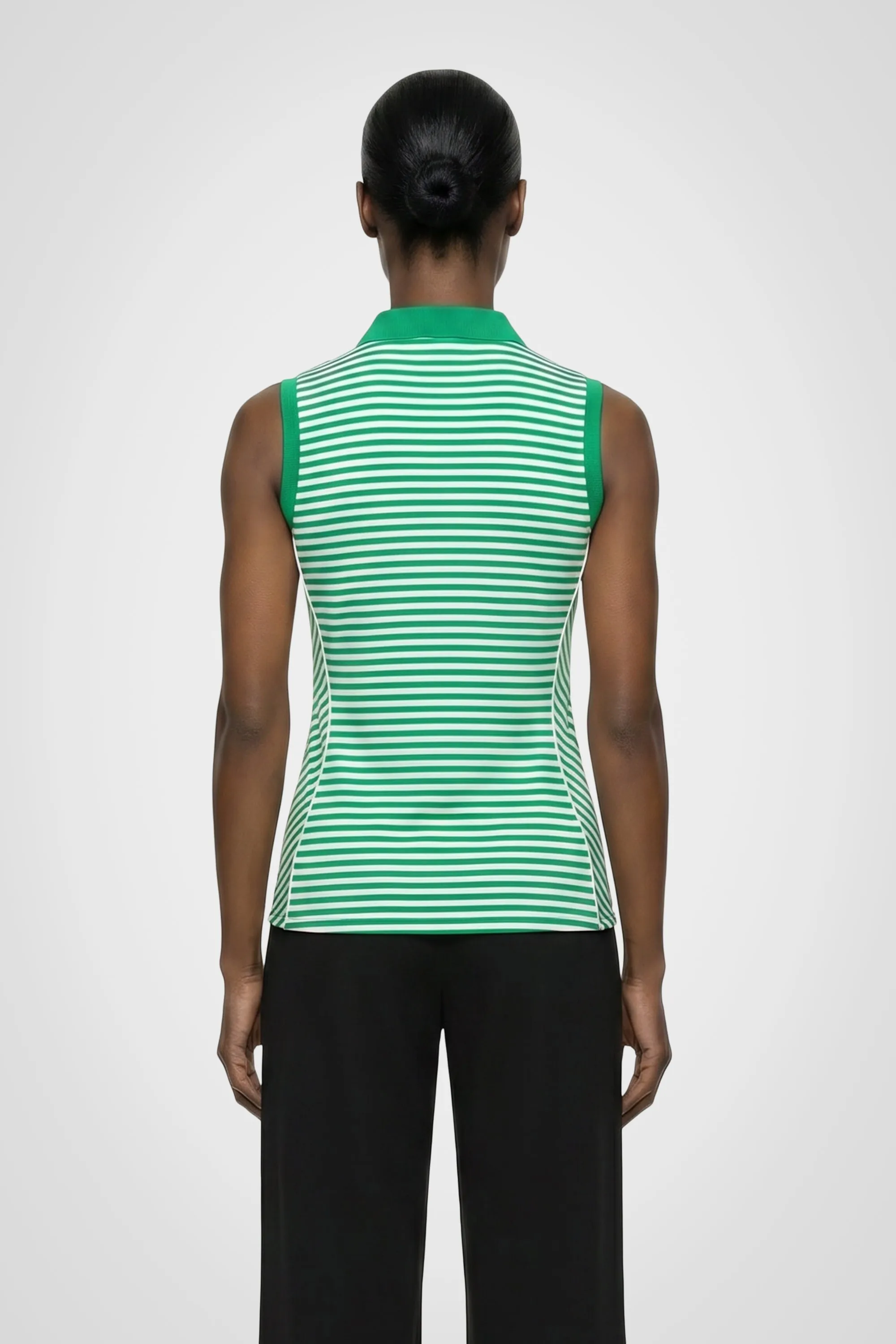 Trailhead Stripe Sleeveless Polo sold by Kyodan product image thumbnail 3