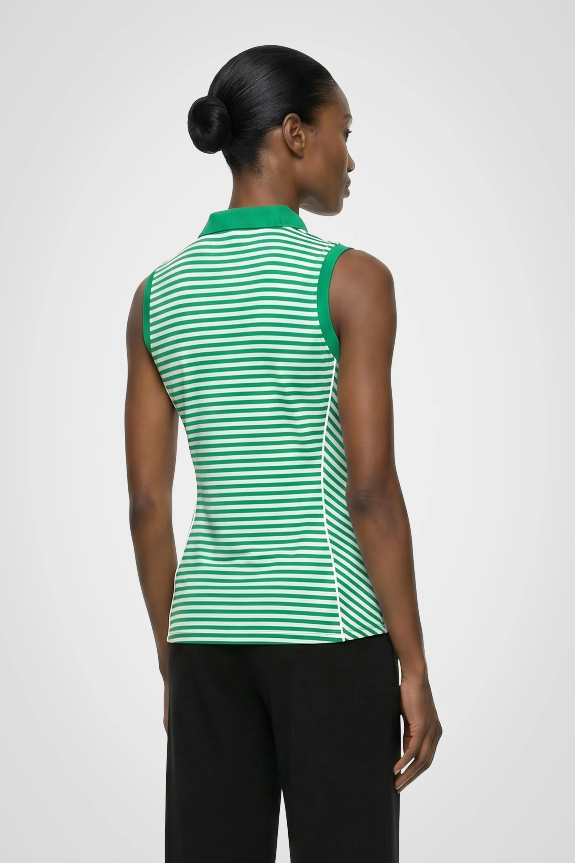 Trailhead Stripe Sleeveless Polo sold by Kyodan product image thumbnail 4